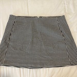 Checkered skirt